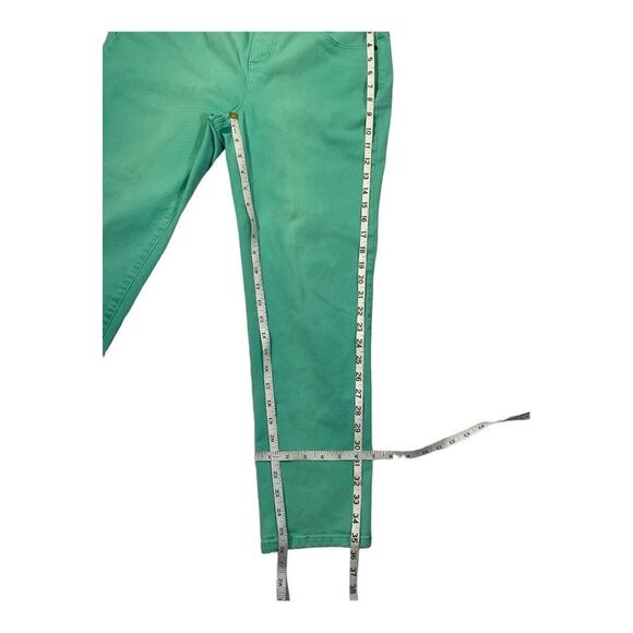 Talbots Women’s Size 10P Green Pedal Pusher Simply Flattering 5 Pockets Jeans - Picture 10 of 11